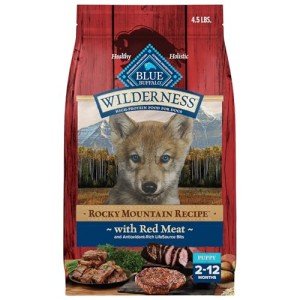 Blue Buffalo Puppy Food with Red Meat 4.5lbs