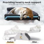 Veehoo Cooling Elevated Dog Bed with Bolster