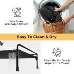 Veehoo Cooling Elevated Dog Bed with Bolster