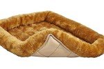 Cinnamon Dog Bed with Comfort Bolster - 22 Inch