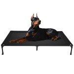 Veehoo Cooling Elevated Dog Bed: Portable & Breathable