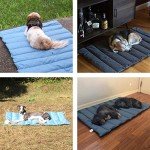 Large Portable Waterproof Dog Bed for Outdoor Use