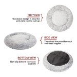 Calming Donut Dog Bed for Large Dogs