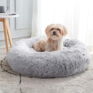 Cozy Anti-Anxiety Donut Bed for Dogs & Cats