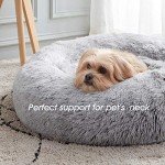 Cozy Anti-Anxiety Donut Bed for Dogs & Cats