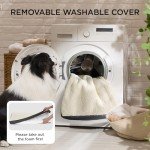 Large Orthopedic Waterproof Dog Bed with Washable Cover
