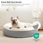 Round Donut Cushion Bed for Dogs and Cats
