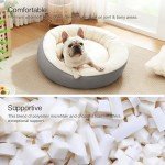 Round Donut Cushion Bed for Dogs and Cats