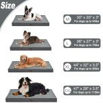 Orthopedic Waterproof Dog Bed for Large Dogs
