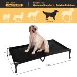 Veehoo Portable Elevated Cooling Dog Bed, X-Large