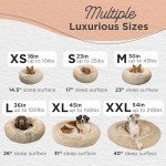 Sheri's Cozy Calming Donut Dog Bed