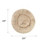 Sheri's Cozy Calming Donut Dog Bed