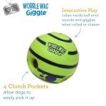 Wobble Wag Ball: Interactive Dog Toy with Fun Sounds