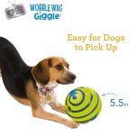 Wobble Wag Ball: Interactive Dog Toy with Fun Sounds