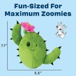Interactive Plush Squeaky Dog Toy - Rip & Reveal