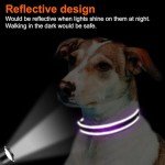 Joytale Adjustable Reflective Dog Collar for Large Dogs
