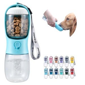 Cibaabo Portable Dog Water Bottle & Food Container