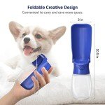WePet Portable Dog Water Bottle with Feeder