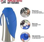 PupFlask Portable Stainless Steel Dog Water Bottle