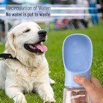 Portable 19oz Dog Water Bottle - Blue