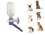 No-Drip Dog Water Bottle and Feeder, 10.2 Oz