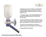 No-Drip Dog Water Bottle and Feeder, 10.2 Oz