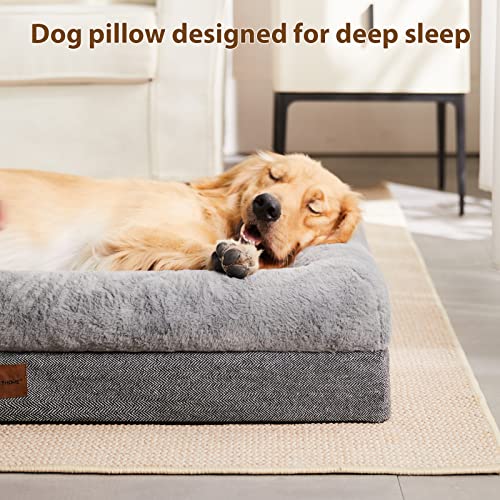 Orthopedic Washable Dog Bed for Large Dogs
