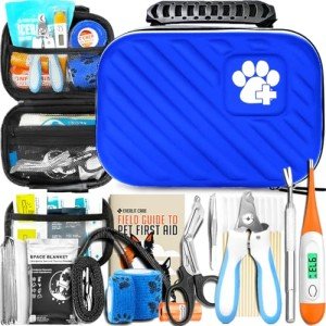 Pet First Aid Kit for Dogs & Cats - 95 Pieces