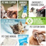 Pet First Aid Kit for Dogs & Cats - 95 Pieces