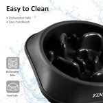 YINEYA Slow Feeder Dog Bowl for Medium Breeds