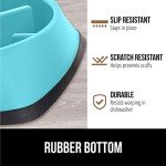 Gorilla Grip Slow Feeder Bowls for Dogs & Cats