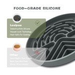 Lesipee Slow Feeder Dog Bowl - Anti-Choking Design