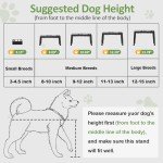 Adjustable Elevated Dog Bowl Stand for Large Breeds