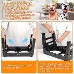Adjustable Elevated Dog Bowls with Non-Slip Stand