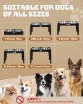 Jovrun Adjustable Elevated Dog Bowl Set
