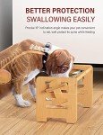 Vantic Adjustable Elevated Dog Bowl Stand with Dishes