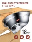Vantic Adjustable Elevated Dog Bowl Stand with Dishes