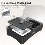 UPSKY Adjustable Elevated Dog Bowls with Slow Feeder