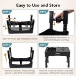 UPSKY Adjustable Elevated Dog Bowls with Slow Feeder