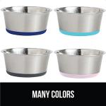 Gorilla Grip Heavy Duty Dog Bowls, Set of 2