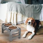 2 Pack 8" Durable Stainless Steel Dog Bowls