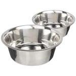 Stainless Steel Dog Bowls Set of 2