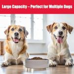 Heavy Duty Non-Slip Ceramic Dog Bowl - 9.5 in