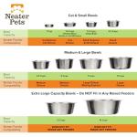 Stainless Steel Dog Bowls Set of 2