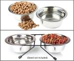 Greendale - 2 Stainless Steel Pet Bowls (1.6 Cups)