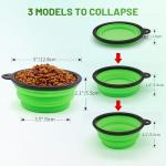 Collapsible Dog Bowls for Travel – 2 Pack