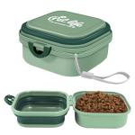 Portable 2-in-1 Travel Dog Bowls with Lid