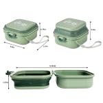 Portable 2-in-1 Travel Dog Bowls with Lid