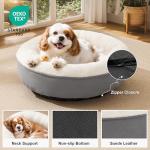 Round Donut Cushion Bed for Dogs and Cats