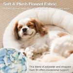 Round Donut Cushion Bed for Dogs and Cats